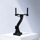Commercial vehicle footrest support assembly
