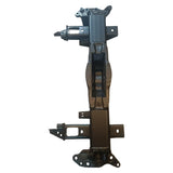 Commercial vehicle reinforced traction beam assembly